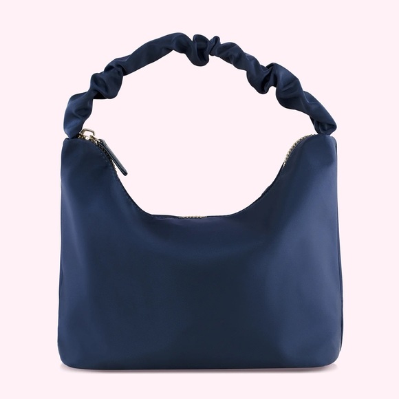 Stoney Clover Lane Scrunch Handle Bag - Navy - Picture 2 of 7